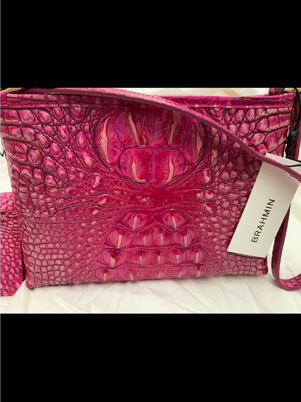 NWT Brahmin Potion (Hot Pink) Lorelei and Matching Potion Ady Wallet